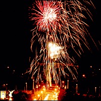 ohňostroj Letná